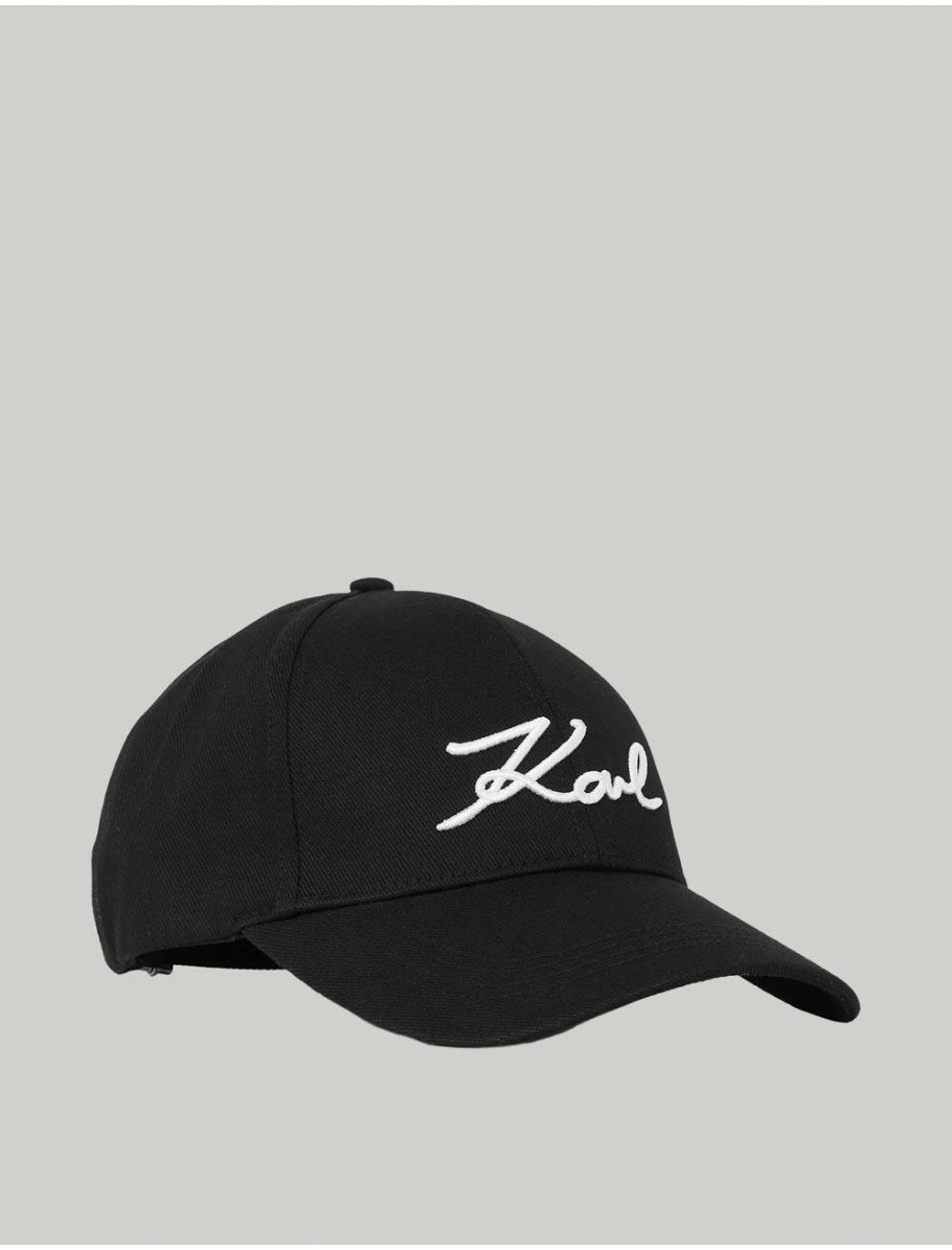 GORRA KARL LAGERFED K SIGNATURE CAP NEGRO