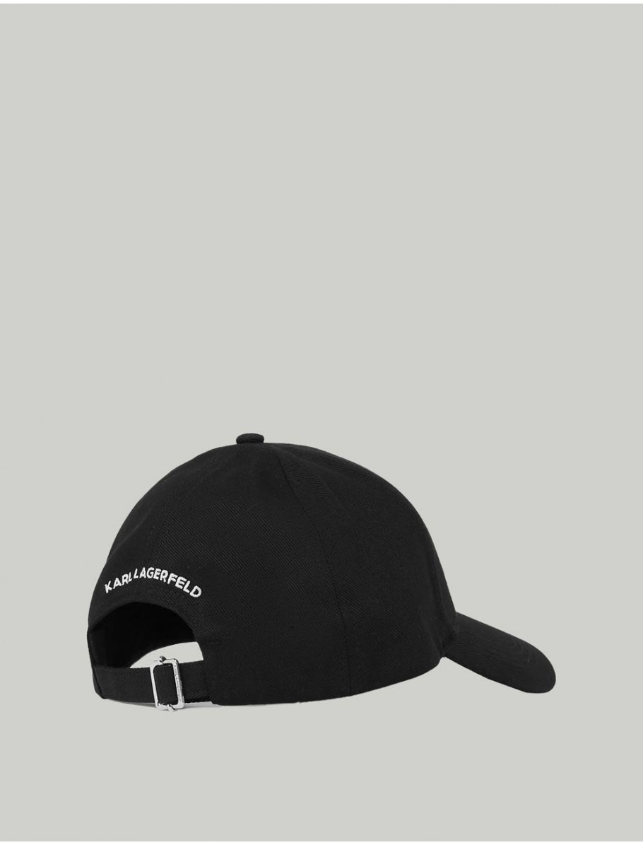 GORRA KARL LAGERFED K SIGNATURE CAP NEGRO