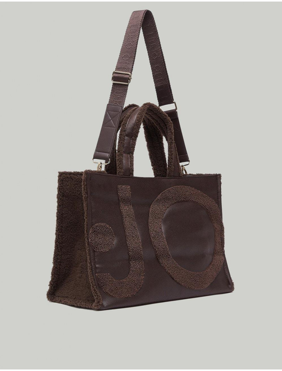 BOLSO LIUJO BOLSOS L TOTE FAKE MONTONE MARRoN