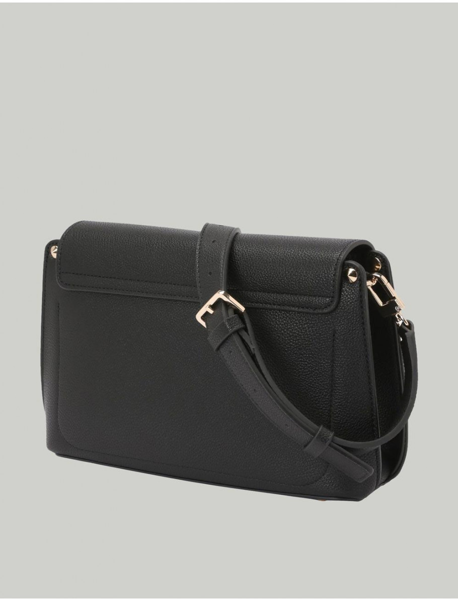 BOLSO GUESS MERIDIAN II FLAP NEGRO