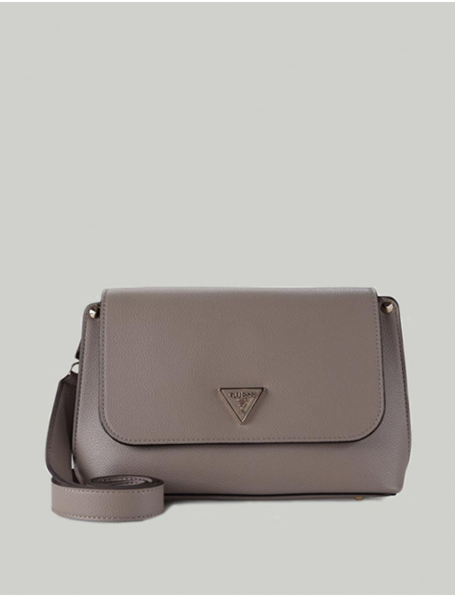 BOLSO GUESS MERIDIAN II FLAP TAUPE