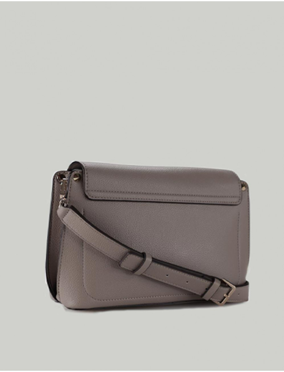 BOLSO GUESS MERIDIAN II FLAP TAUPE