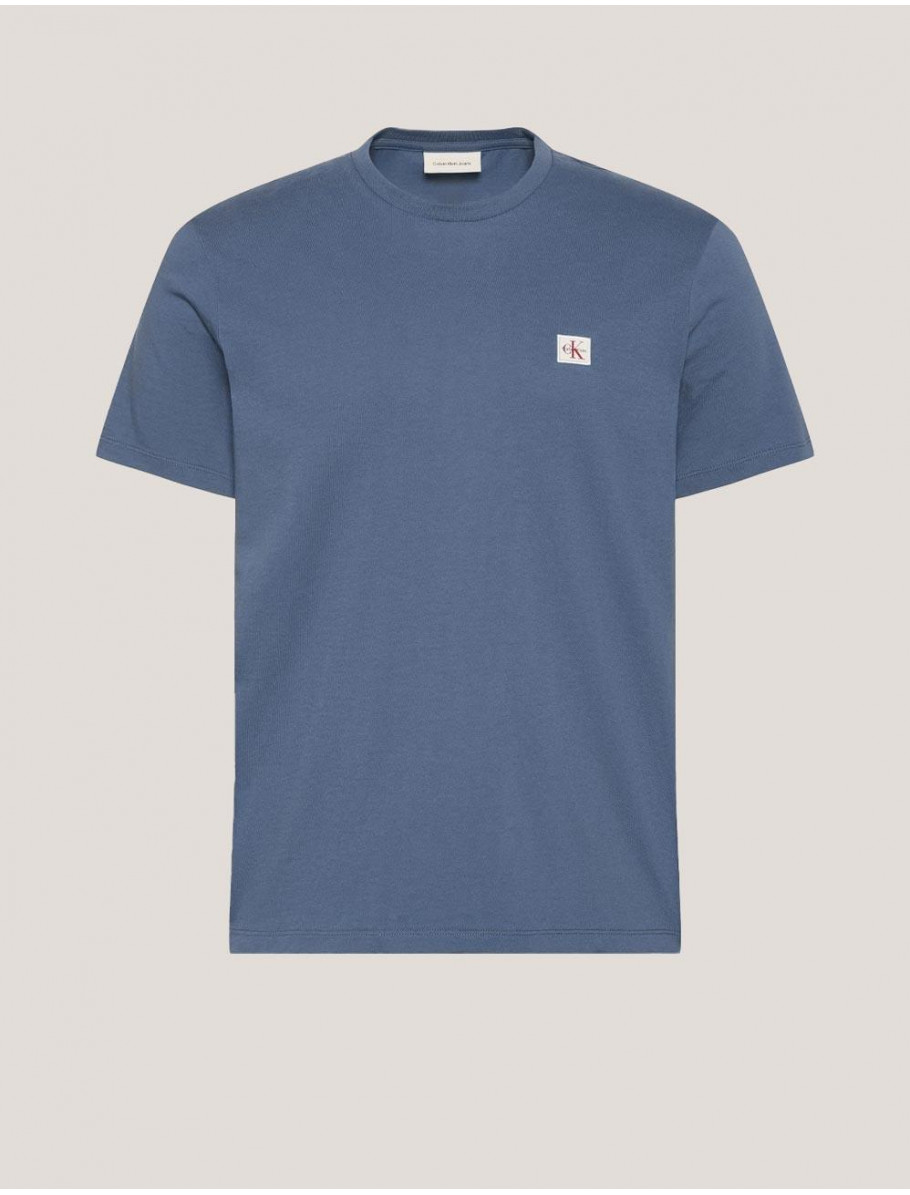 CAMISETA CALVIN KLEIN SS BADGE 30S JERSEY CLASSIC TEE AZUL