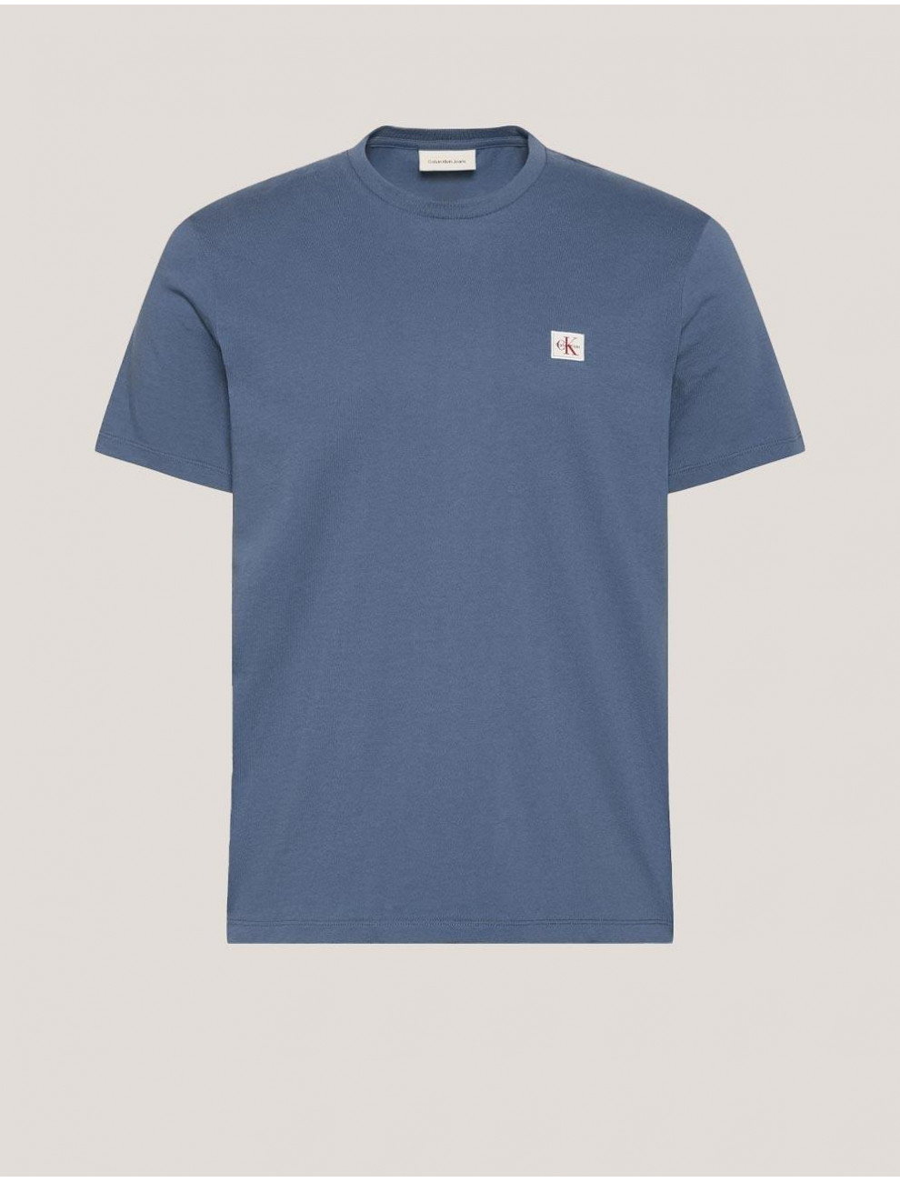 CAMISETA CALVIN KLEIN SS BADGE 30S JERSEY CLASSIC TEE AZUL