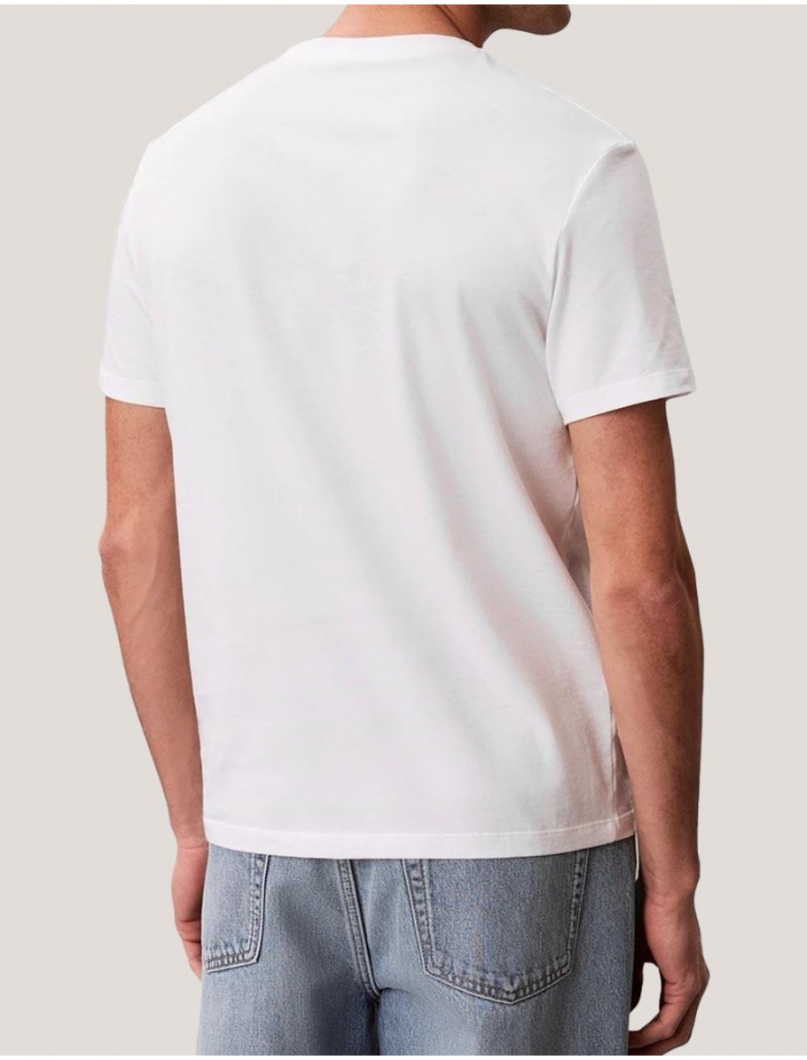 CAMISETA CALVIN KLEIN SS 30S EU CALVINKLEIN STACK GRAP BLANCO