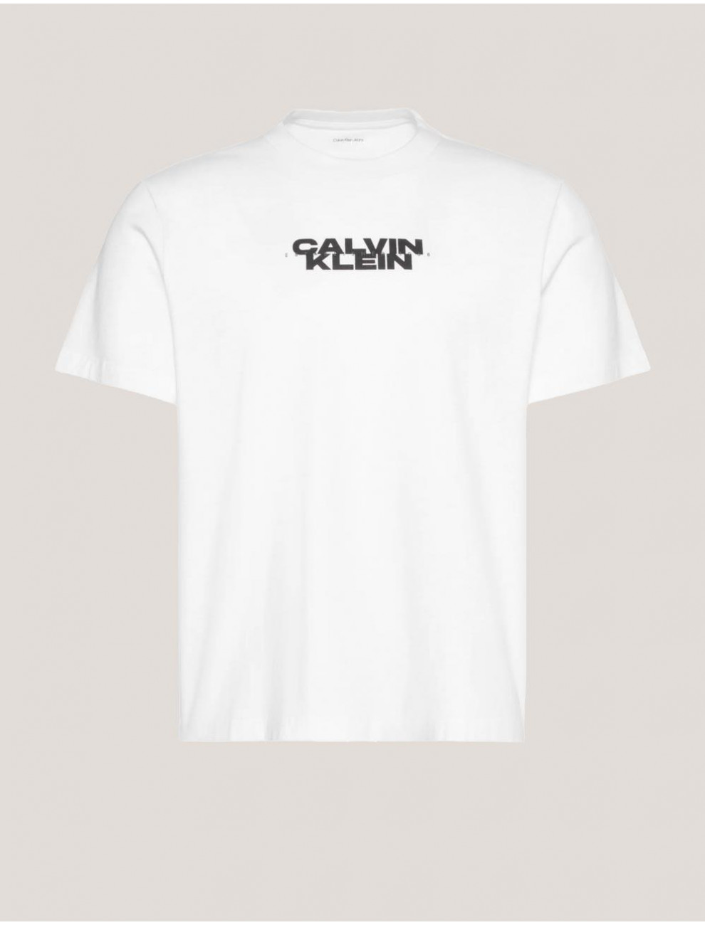 CAMISETA CALVIN KLEIN SS 20S WASHED SPINE GRAPHICTEE BLANCO