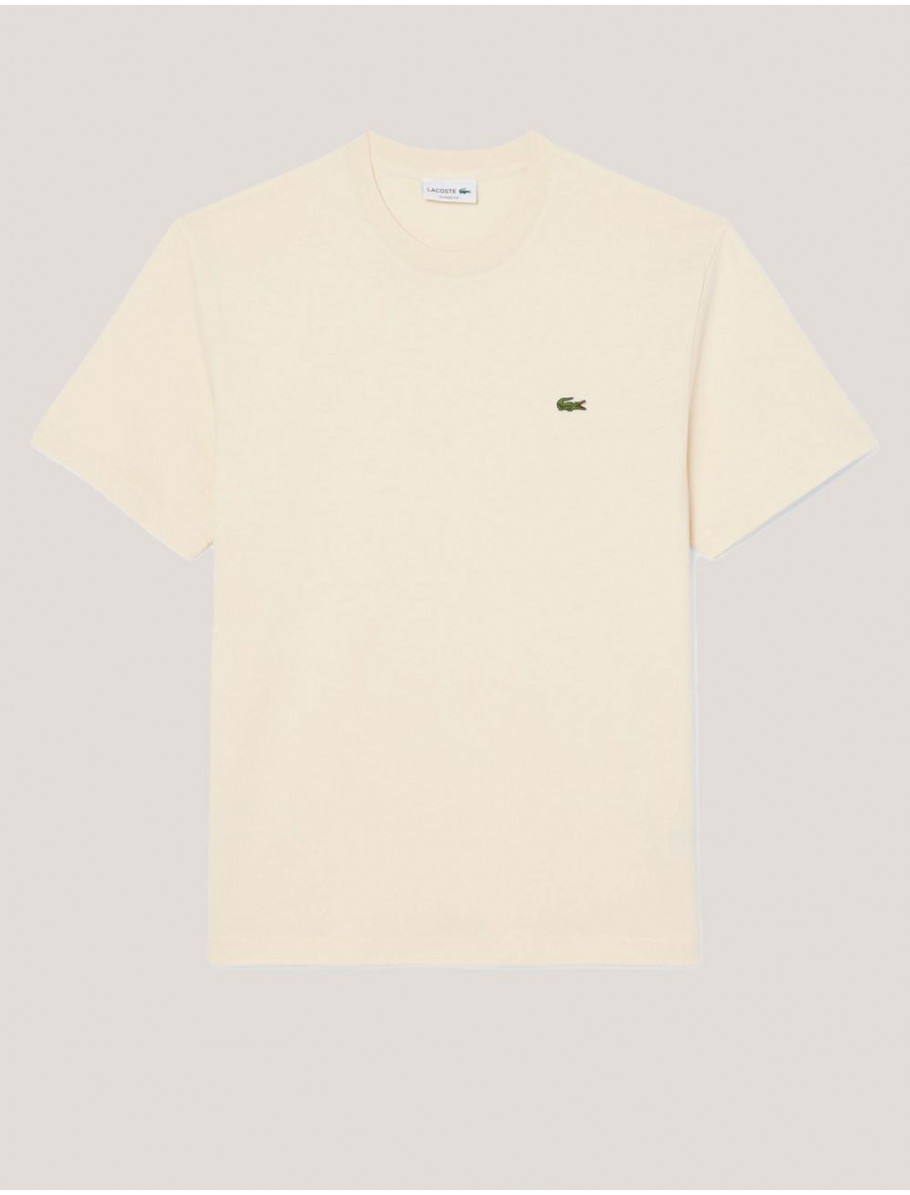 CAMISETA LACOSTE TEE SHIRT NATURAL