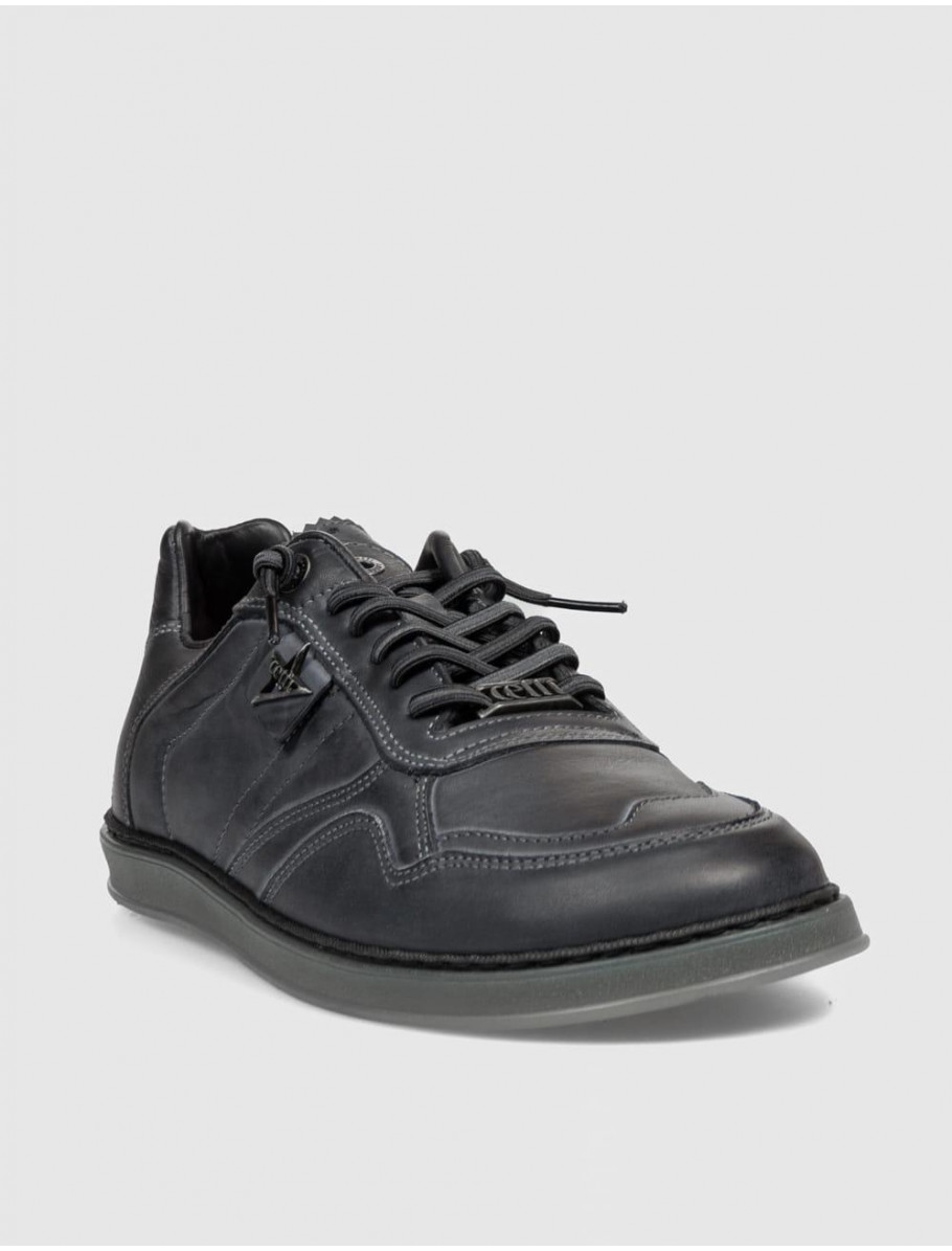 ZAPATILLA BAREFOOT CETTI 848 BAREFOOT GRIS OSCURO