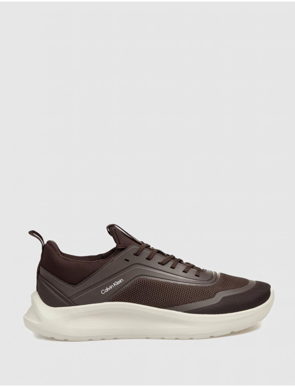 ZAPATILLA CALVIN KLEIN LIGHT EVA RUN LACE SOCK MM MARRoN