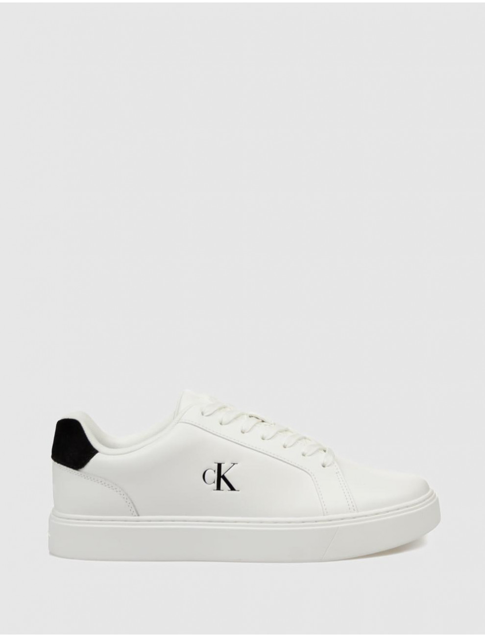ZAPATILLA CALVIN KLEIN CLASSIC CUPSOLE LACEUP LTH BLANCO