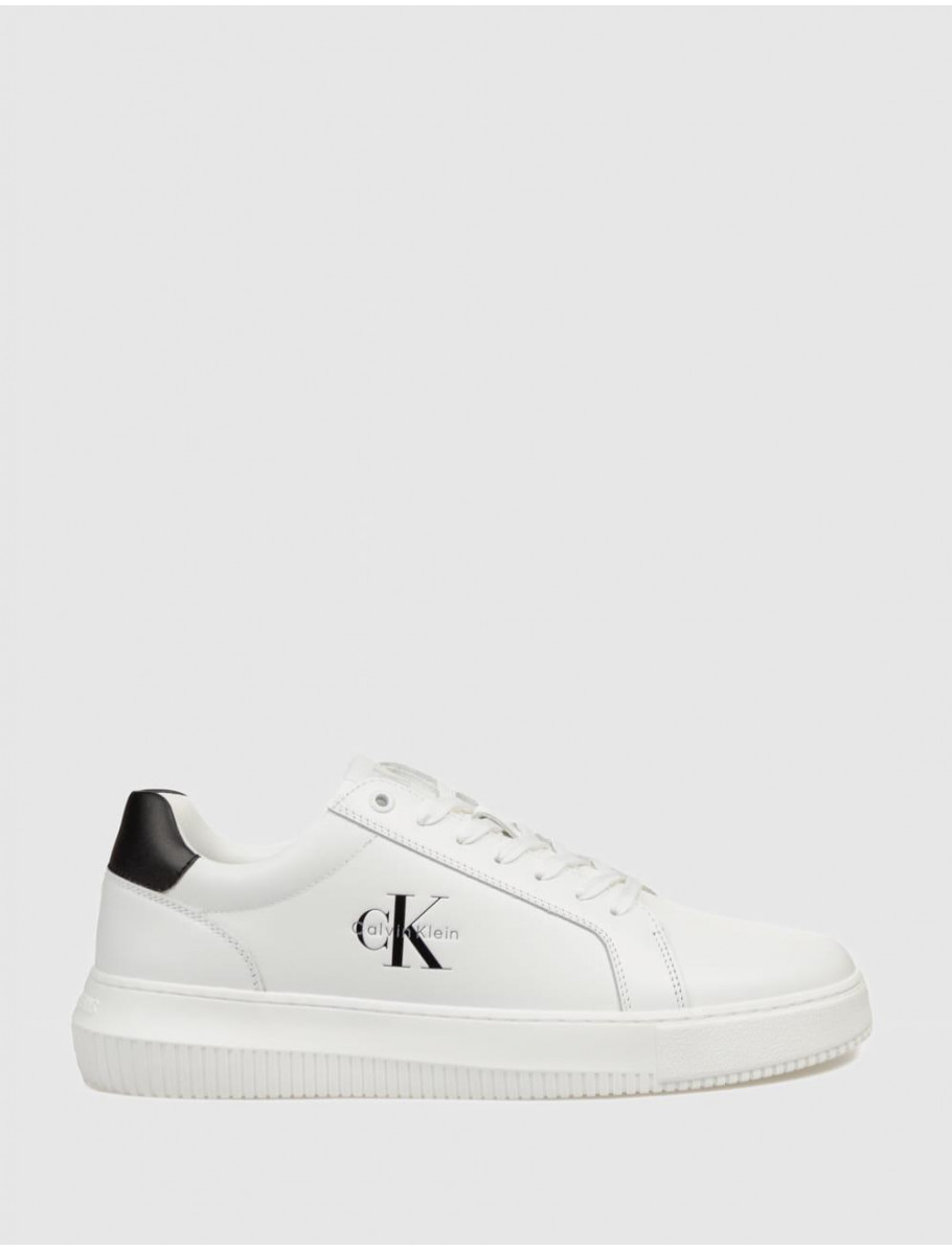 ZAPATILLA CALVIN KLEIN CHUNKY CUPSOLE MONO LTH BLANCO