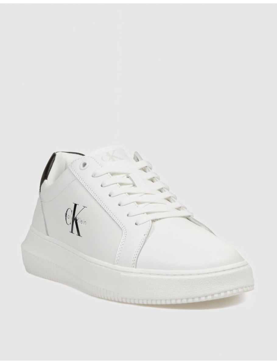ZAPATILLA CALVIN KLEIN CHUNKY CUPSOLE MONO LTH BLANCO