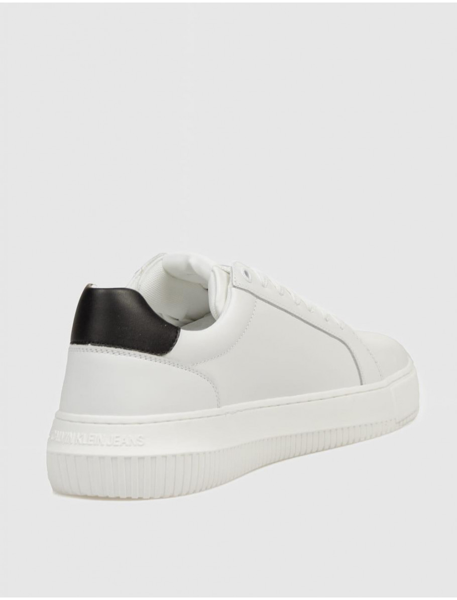 ZAPATILLA CALVIN KLEIN CHUNKY CUPSOLE MONO LTH BLANCO