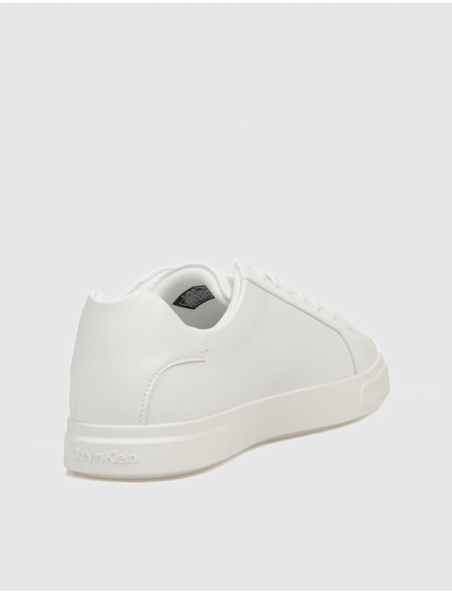 ZAPATILLA CALVIN KLEIN LOW PROF CUPSOLE LTH BLANCO