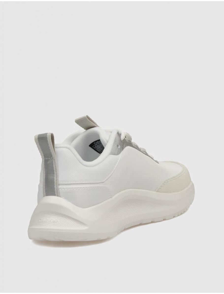 ZAPATILLA CALVIN KLEIN LIGHT EVA RUN ESS LAC NY SU WMN BLANCO