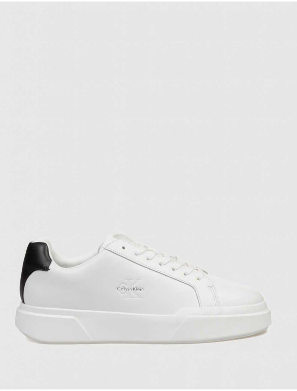 ZAPATILLA CALVIN KLEIN CHUNKY CUPSOLE LACEUP LTH BLANCO
