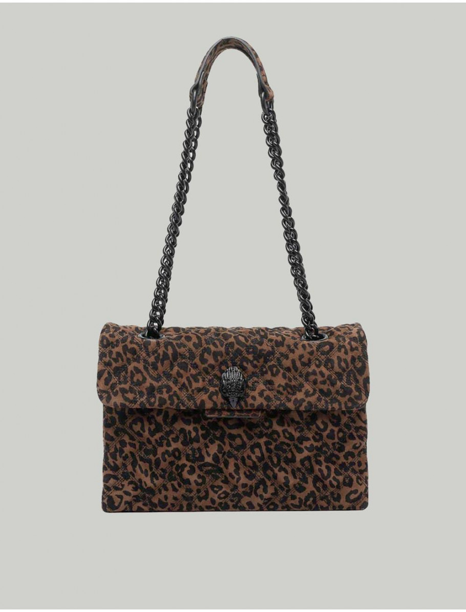 BOLSO KURT GEIGER LEATHER KENSIGTON BAG MARRoN