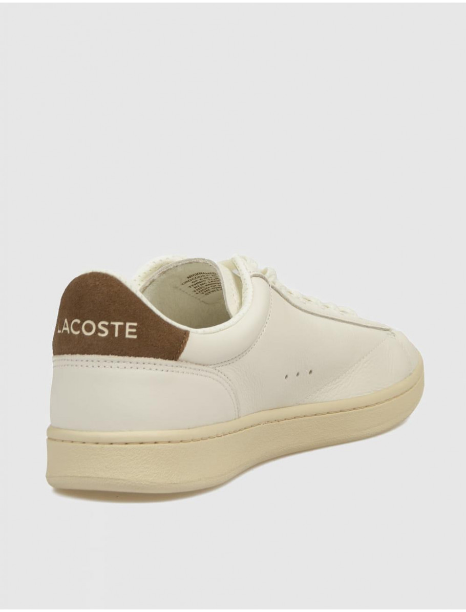 ZAPATILLA LACOSTE CARNABY SET BEIG