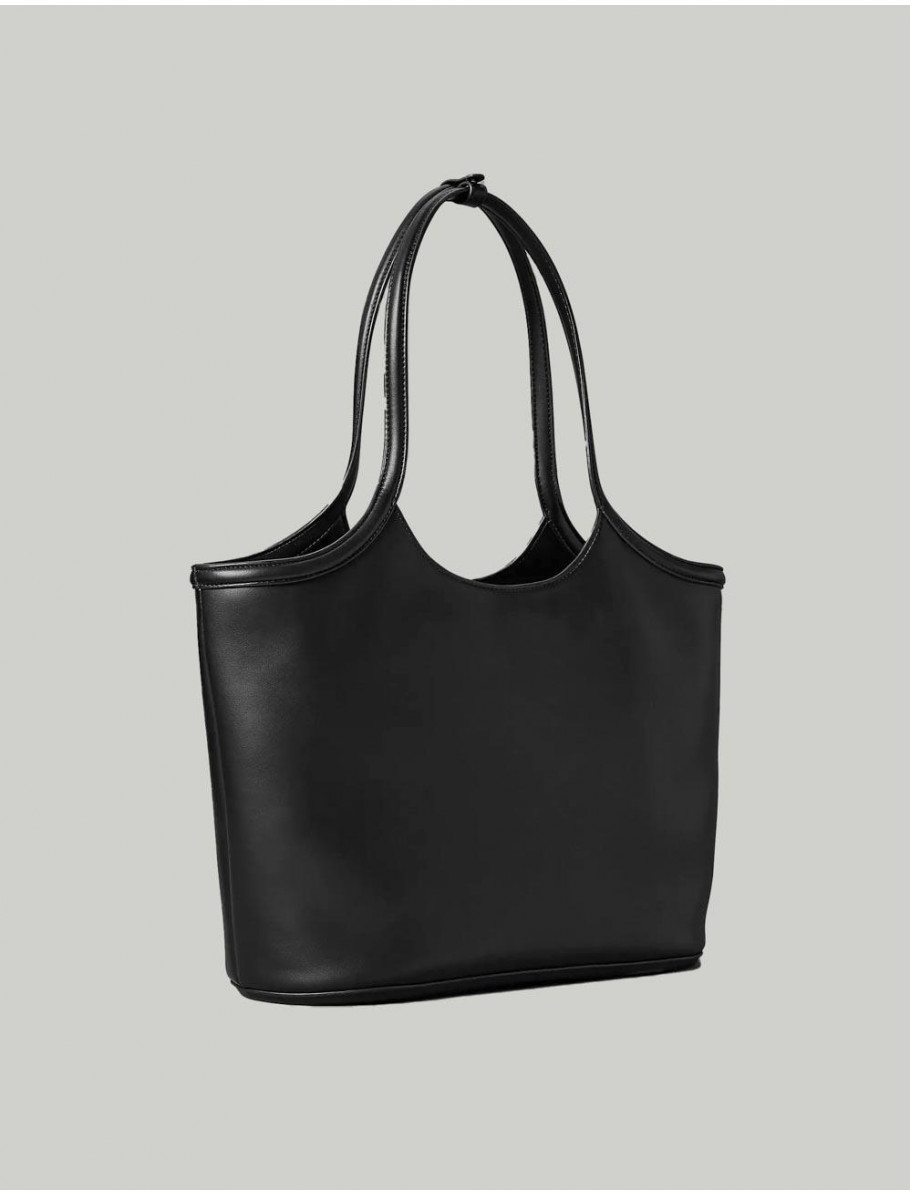 BOLSO CALVIN KLEIN BOLD CK SHOPPER NEGRO