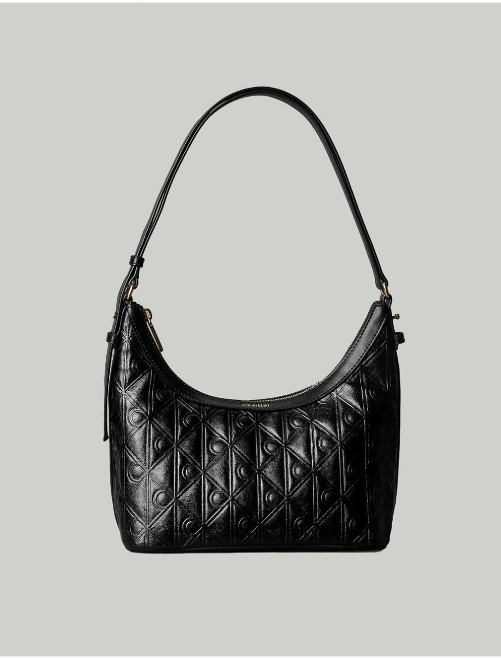 BOLSO CALVIN KLEIN EMBLEM AOP DEBOSSED NEGRO