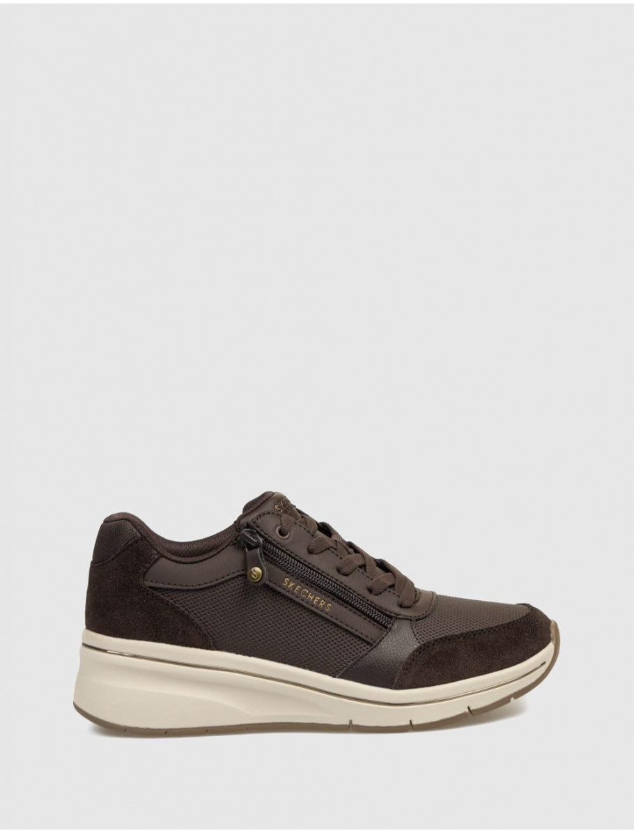 ZAPATILLA SKECHERS BILLION FLEX LUXE UP MARRoN