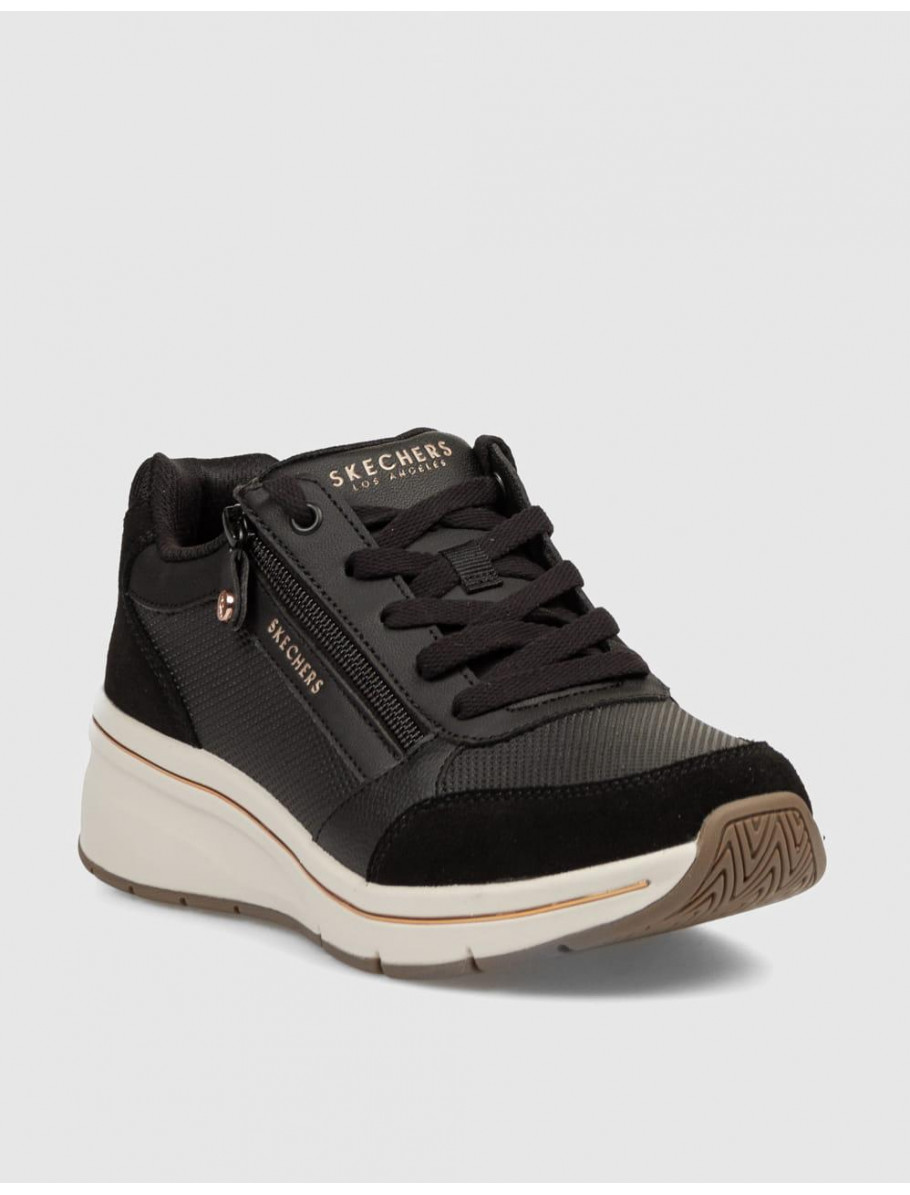 ZAPATILLA SKECHERS BILLION FLEX LUXE UP NEGRO
