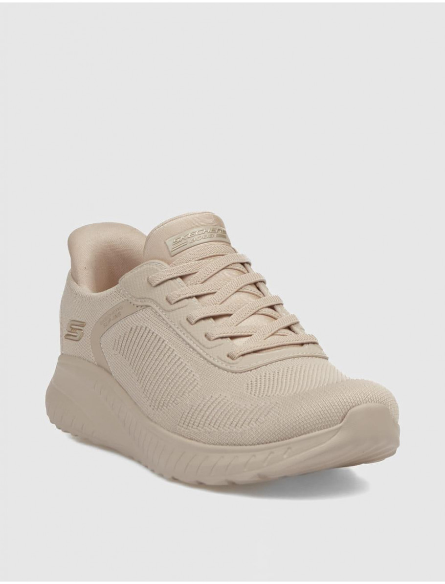 ZAPATILLA SKECHERS BOBS SPORT SQUAD CH NATURAL