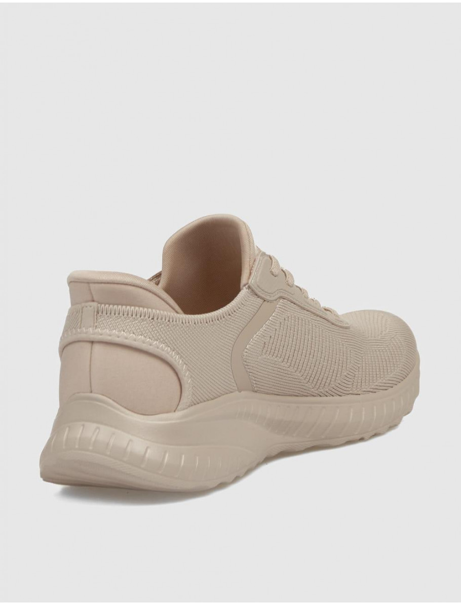 ZAPATILLA SKECHERS BOBS SPORT SQUAD CH NATURAL