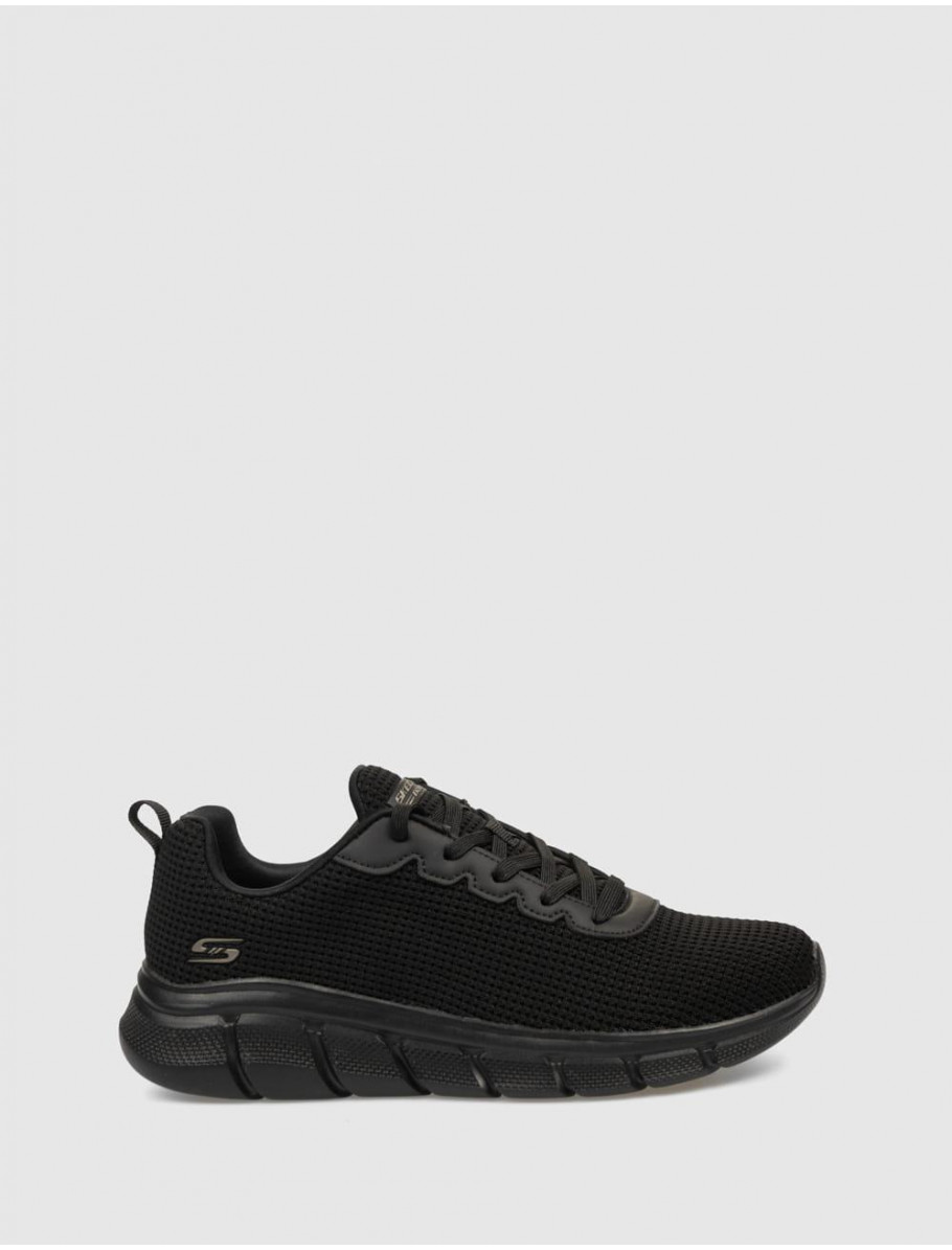 ZAPATILLA SKECHERS BOBS SPORT B FLEX NEGRO
