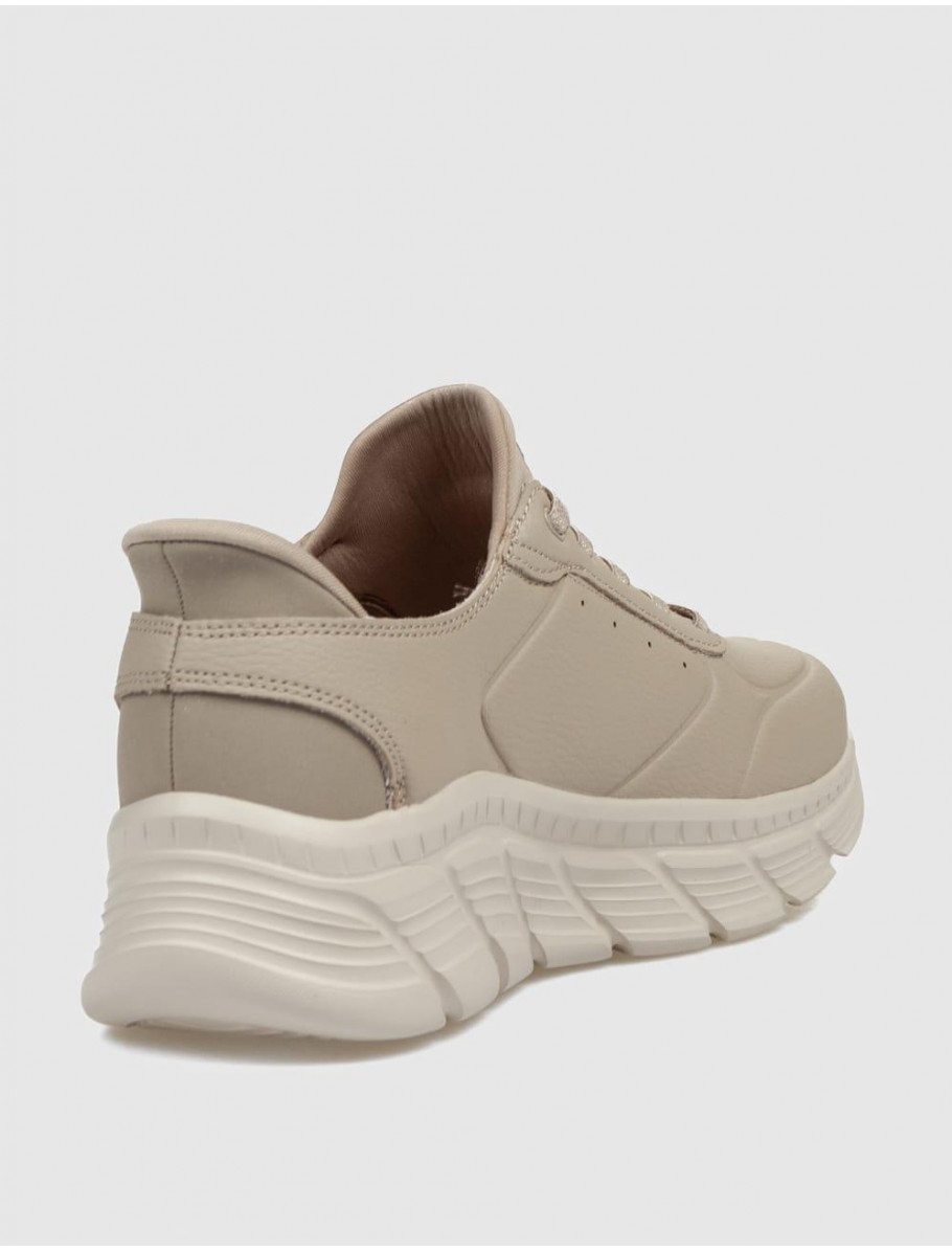 ZAPATILLA SKECHERS BOBS B FLEX HI TAUPE