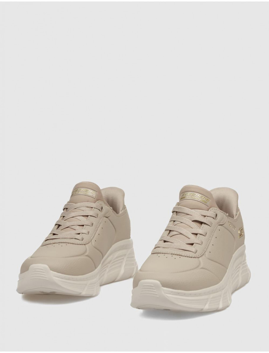ZAPATILLA SKECHERS BOBS B FLEX HI TAUPE
