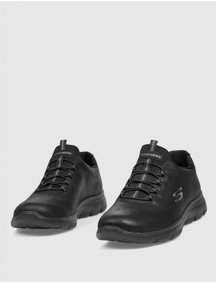 ZAPATILLA SKECHERS SUMMITS ITZ BAZIK NEGRO