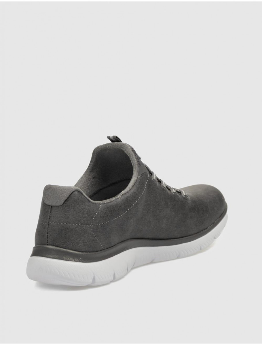 ZAPATILLA SKECHERS SUMMITS ITZ BAZIK PLOMO