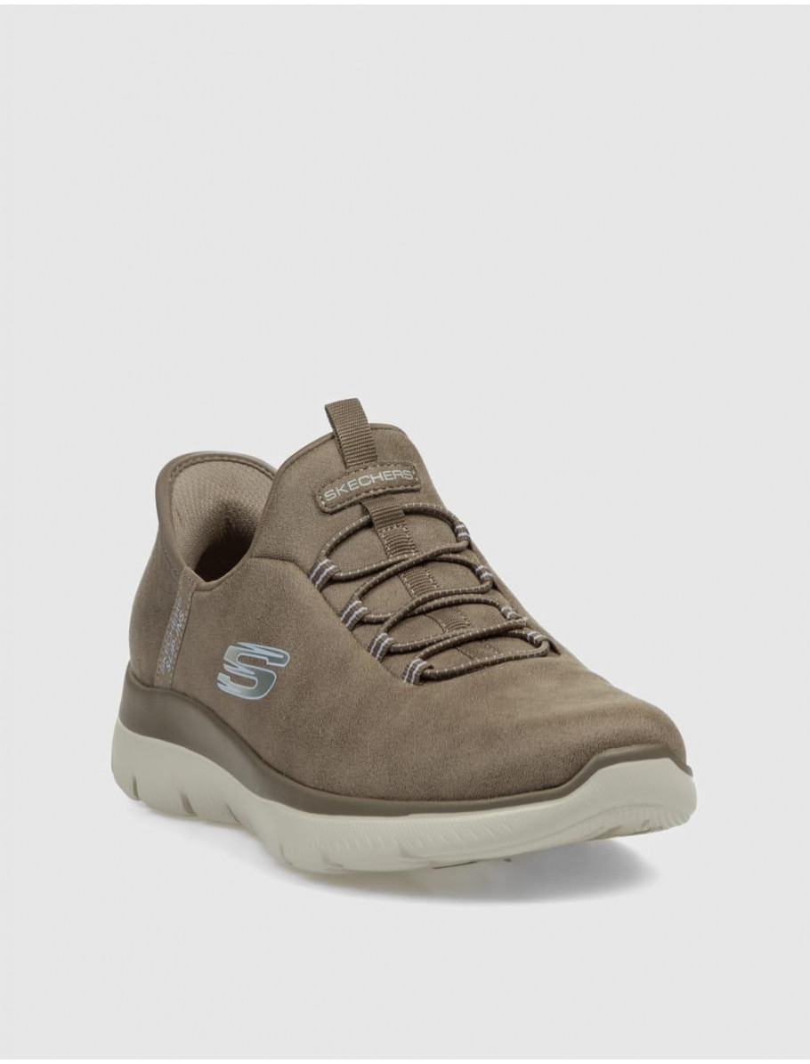 ZAPATILLA SKECHERS SUMMITS UNKNOWN TAUPE