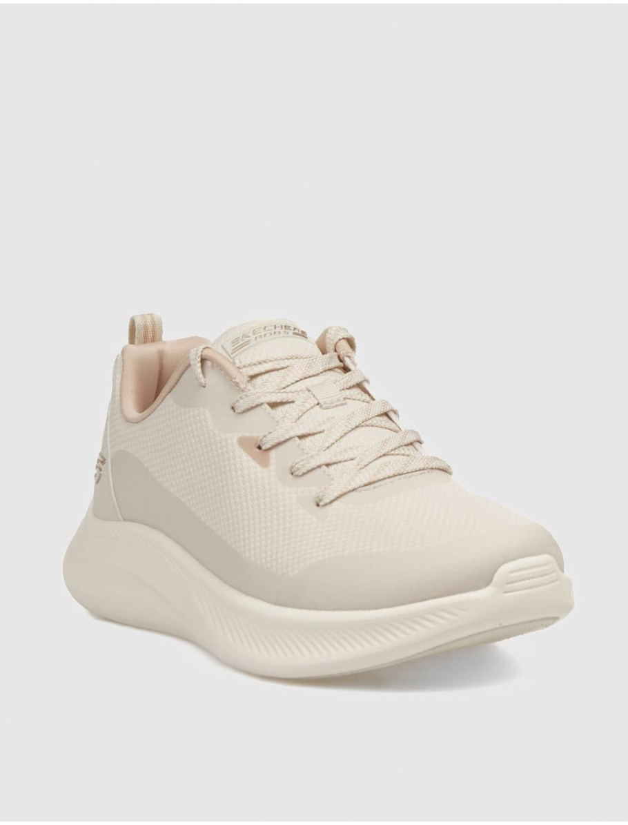 ZAPATILLA SKECHERS BOBS MODA FLEX BEIG