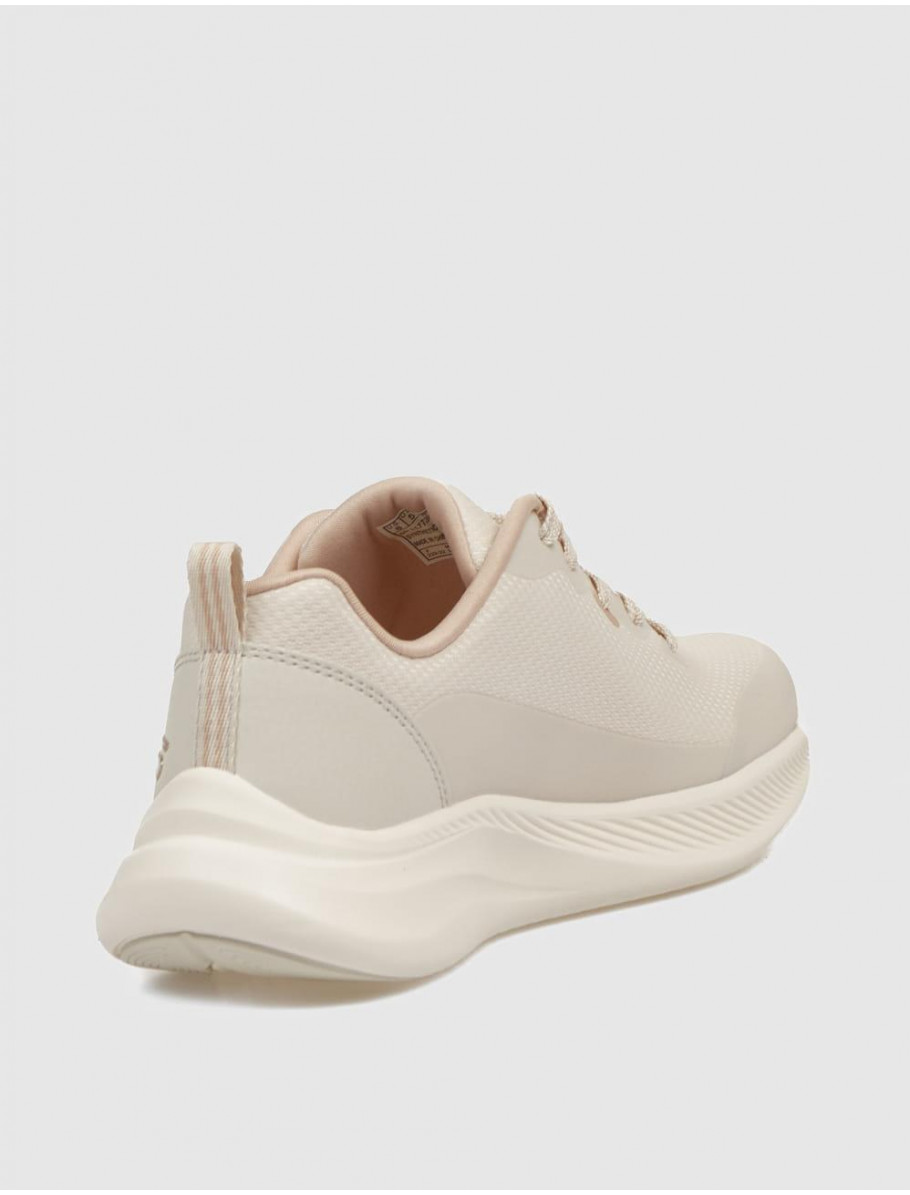 ZAPATILLA SKECHERS BOBS MODA FLEX BEIG