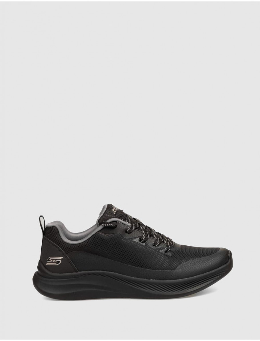 ZAPATILLA SKECHERS BOBS MODA FLEX NEGRO