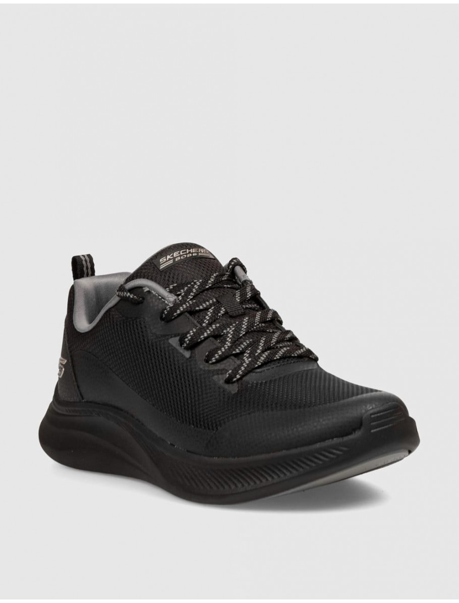 ZAPATILLA SKECHERS BOBS MODA FLEX NEGRO