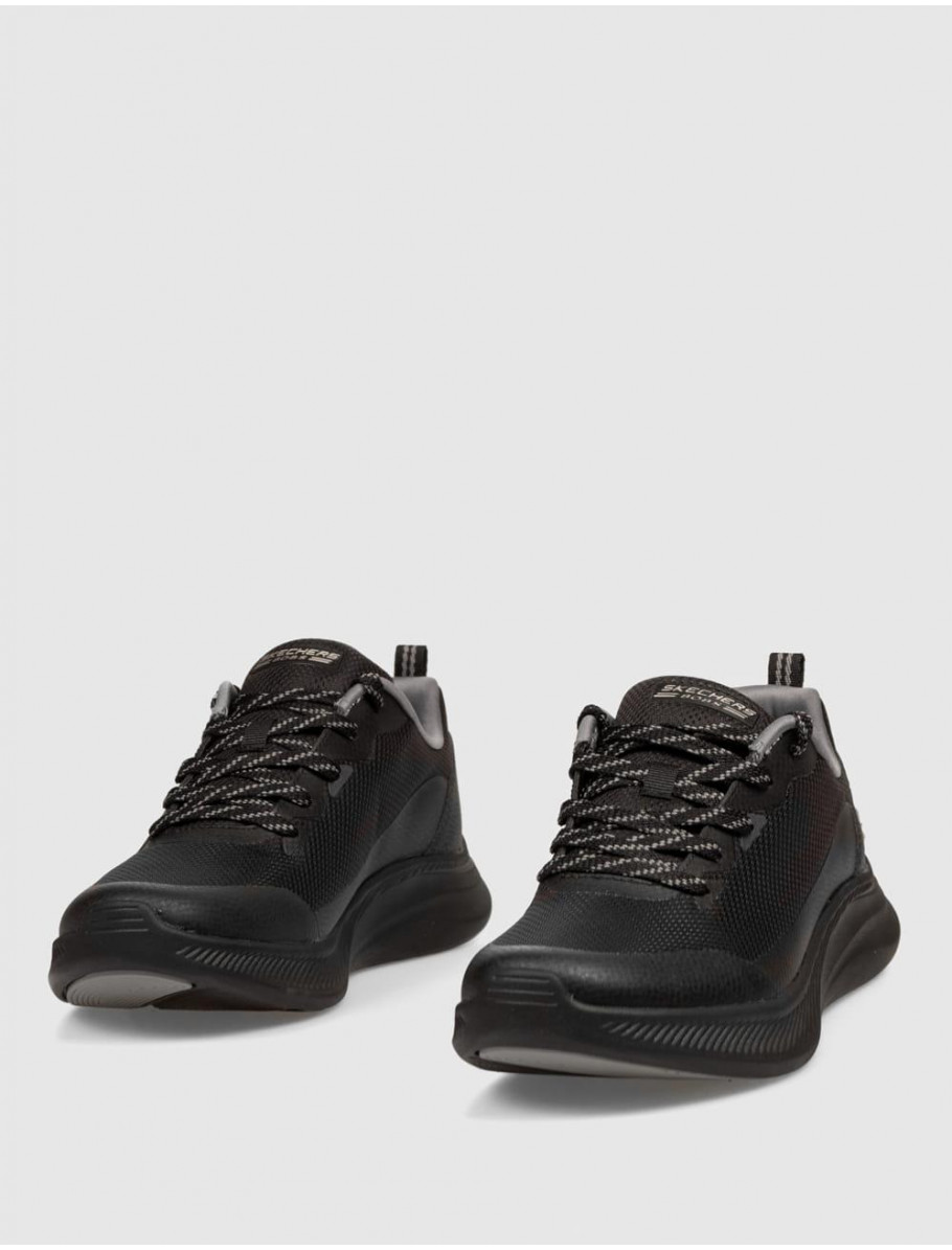 ZAPATILLA SKECHERS BOBS MODA FLEX NEGRO