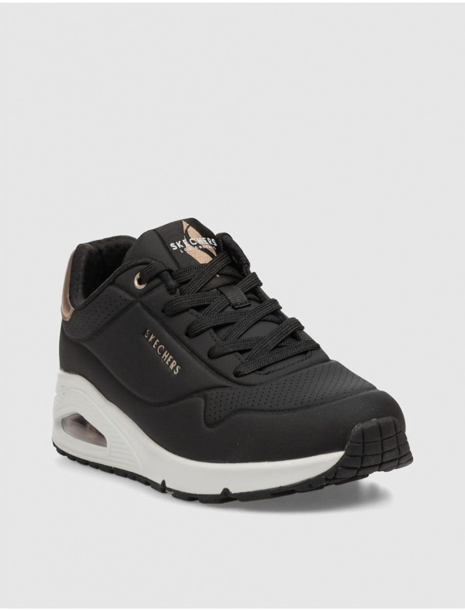 ZAPATILLA SKECHERS UNO GOLDEN AIR NEGRO