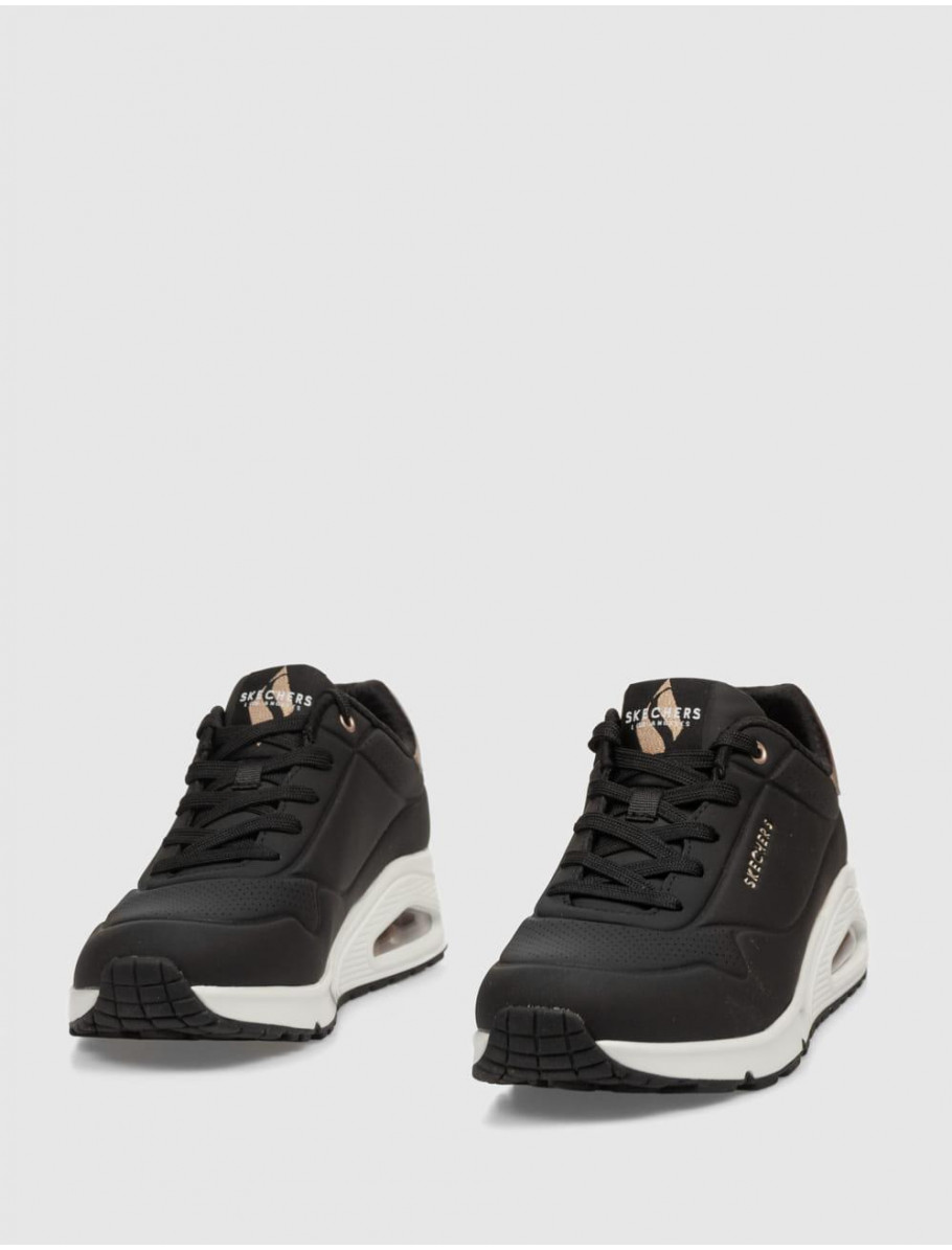 ZAPATILLA SKECHERS UNO GOLDEN AIR NEGRO