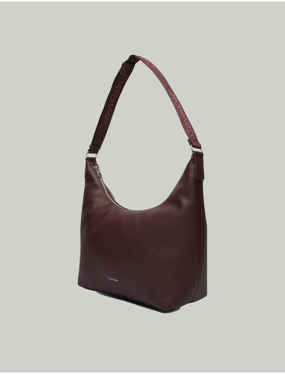 BOLSO CALVIN KLEIN WEBBING STRAP MD BURDEOS