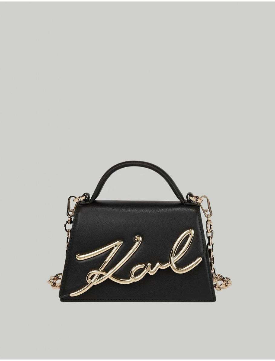 BOLSO KARL LAGERFED K SIGNATURE 20 SM CROSSBODY NEGRO