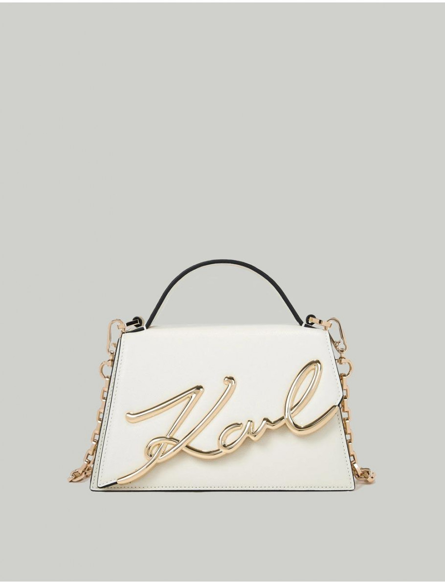BOLSO KARL LAGERFED K SIGNATURE 20 SM CROSSBODY BEIG