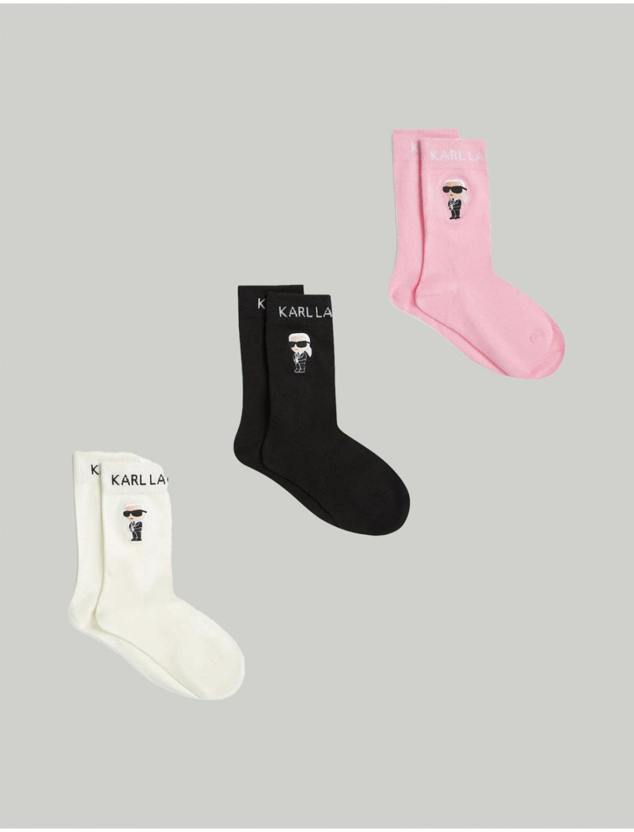 CALCETiN KARL LAGERFED K IKON SOCK 3PK MULTI