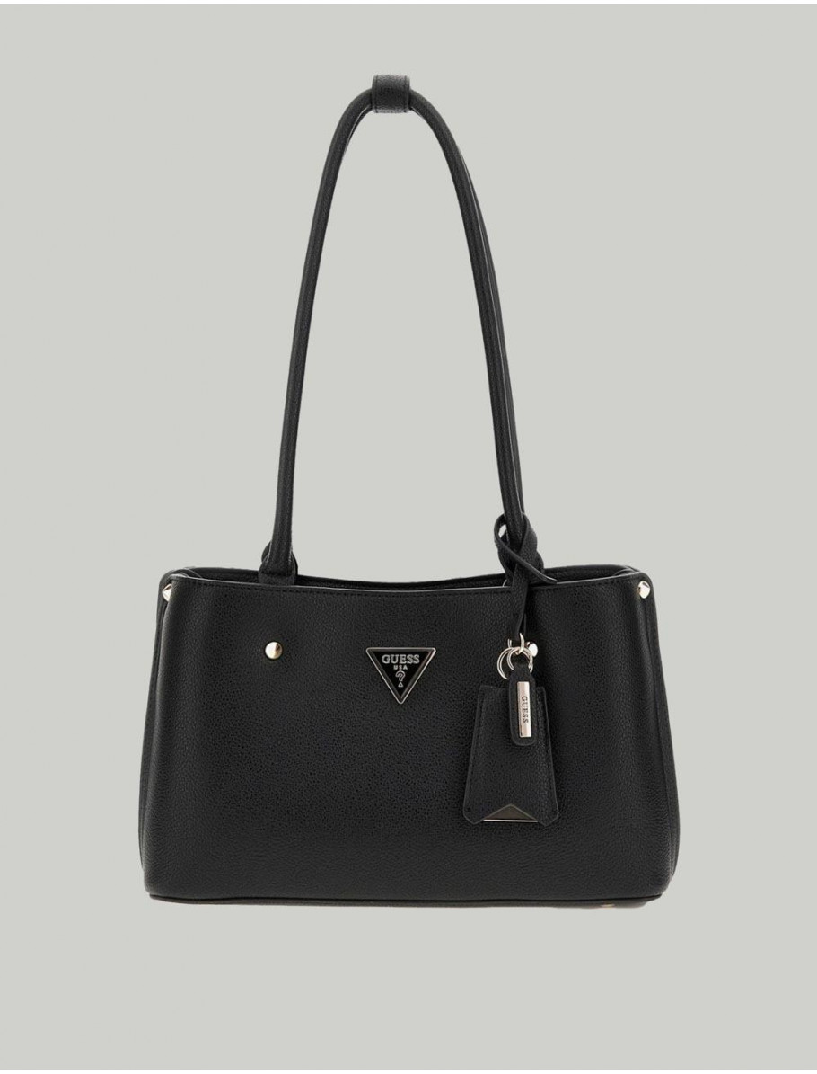 BOLSO GUESS MERIDIAN II SHOULDER NEGRO