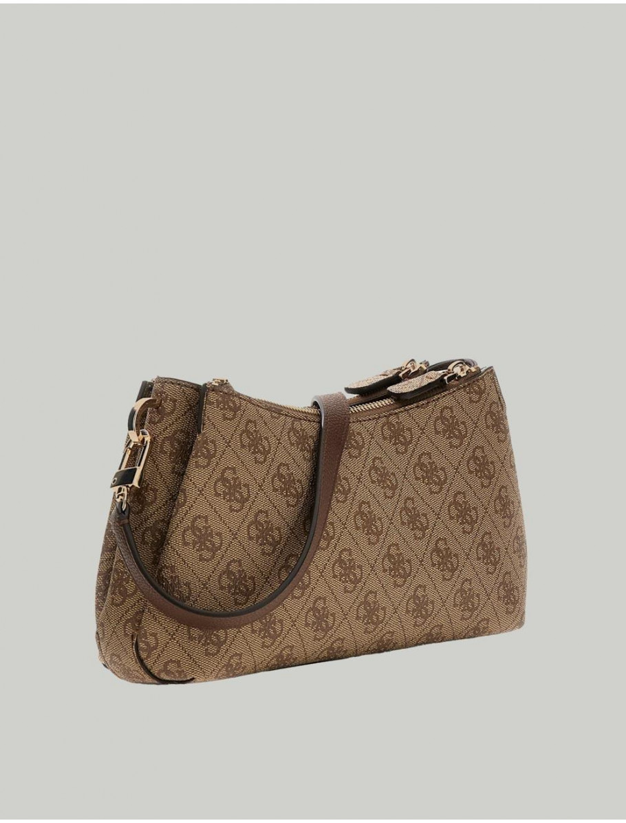 BOLSO GUESS NOELLE II 3 COMP MARRoN