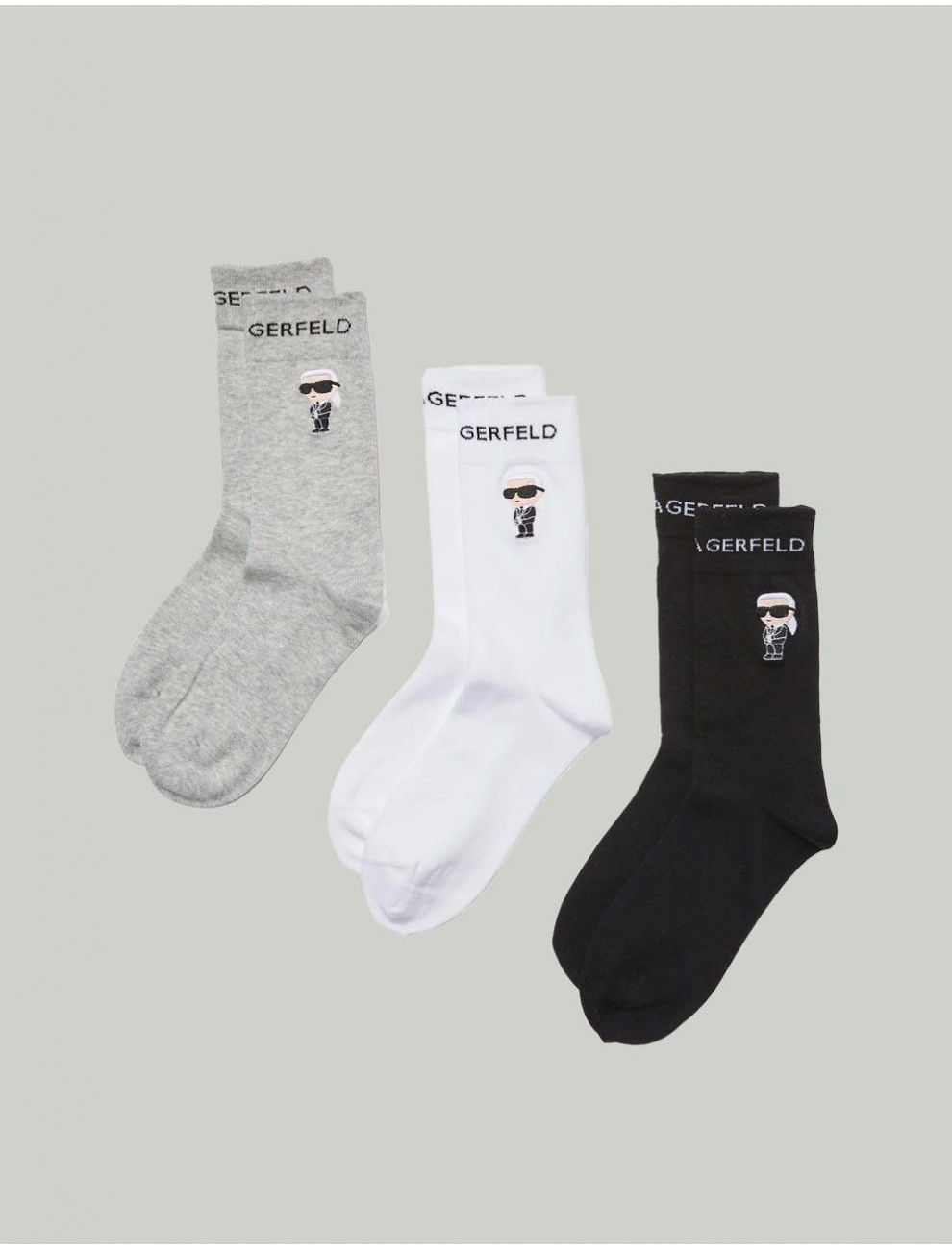CALCETiN KARL LAGERFED K IKON SOCK 3P MULTI