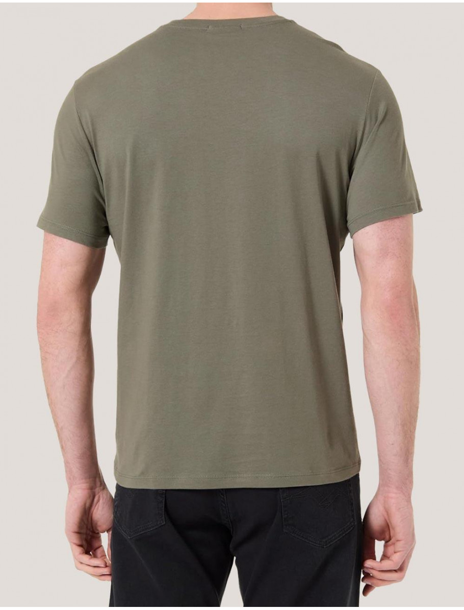 CAMISETA CALVIN KLEIN SS BADGE 30S JERSEY CLASSIC TEE VERDE