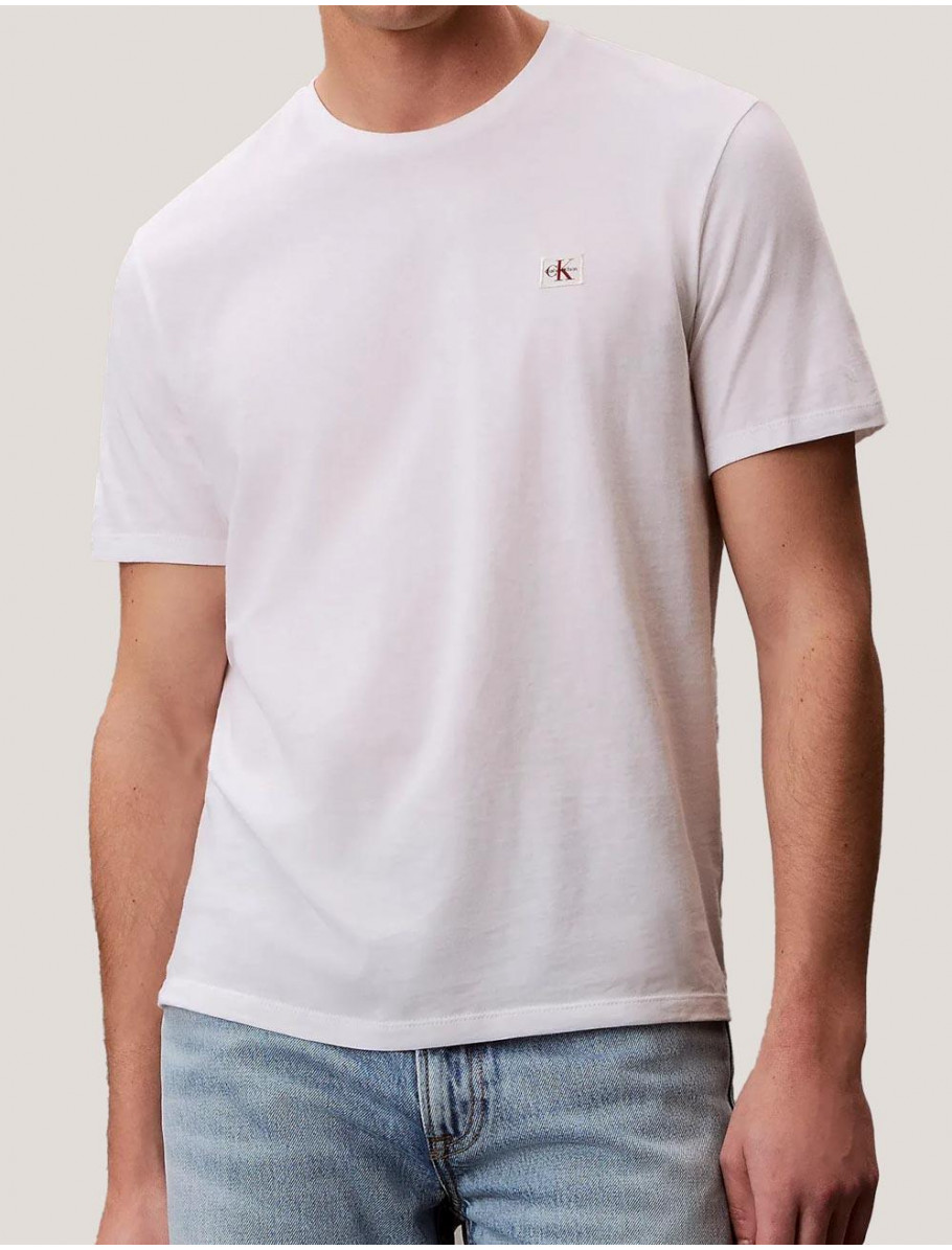 CAMISETA CALVIN KLEIN SS BADGE 30S JERSEY CLASSIC TEE GRIS